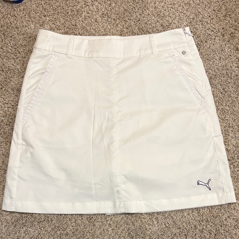 Puma White Athletic Skort in Size 8